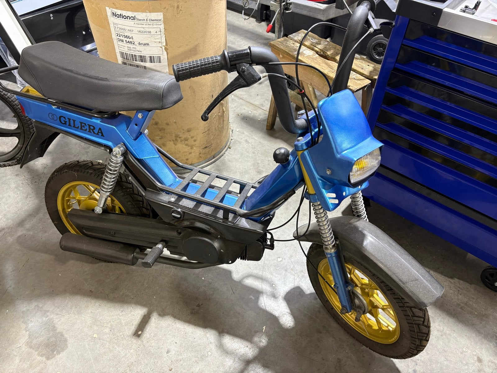 Gilera Citta Bromfiets - Blauw, Goede Staat, Ophalen, Gebruikt