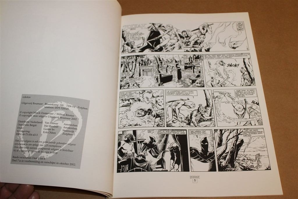 Zodiak 6 — De Terugweg, Strip van Oosterveer en Ritstier, Eén stripboek, Ophalen of Verzenden, Zo goed als nieuw