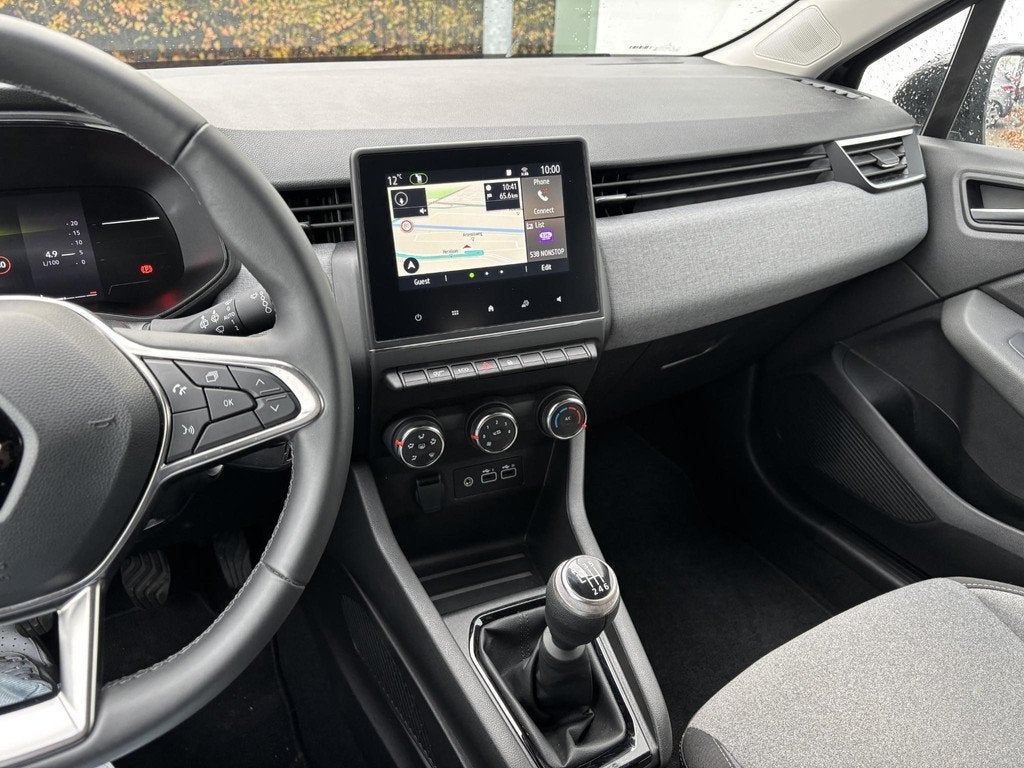 Renault Clio 1.0 TCe 90 GPF evolution | Navigatie | Camera |, Voorwielaandrijving, Stof, Gebruikt, Zwart