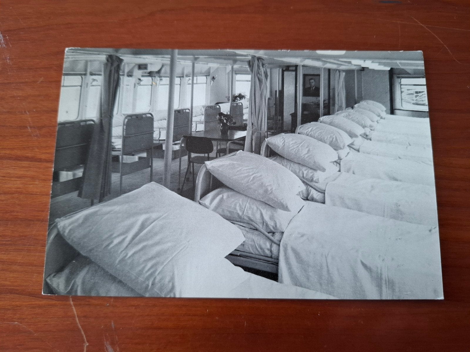 Zeldzame kaart Rode Kruis Hospitaalschip J. Henry Dunant, Ophalen of Verzenden, 1940 tot 1960, Ongelopen, Overige thema's