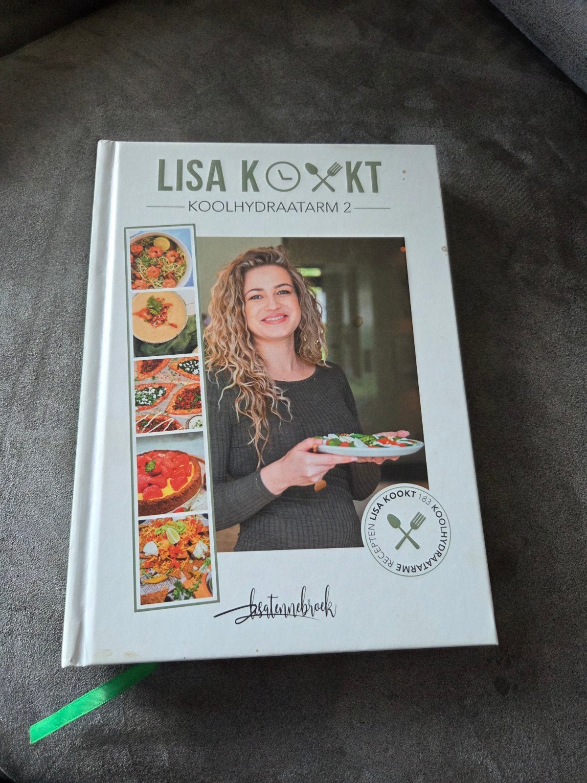 Lisa Kookt Koolhydraatarm 2 Kookboek, Ophalen of Verzenden, Zo goed als nieuw, Lisa Tennebroek, Gezond koken