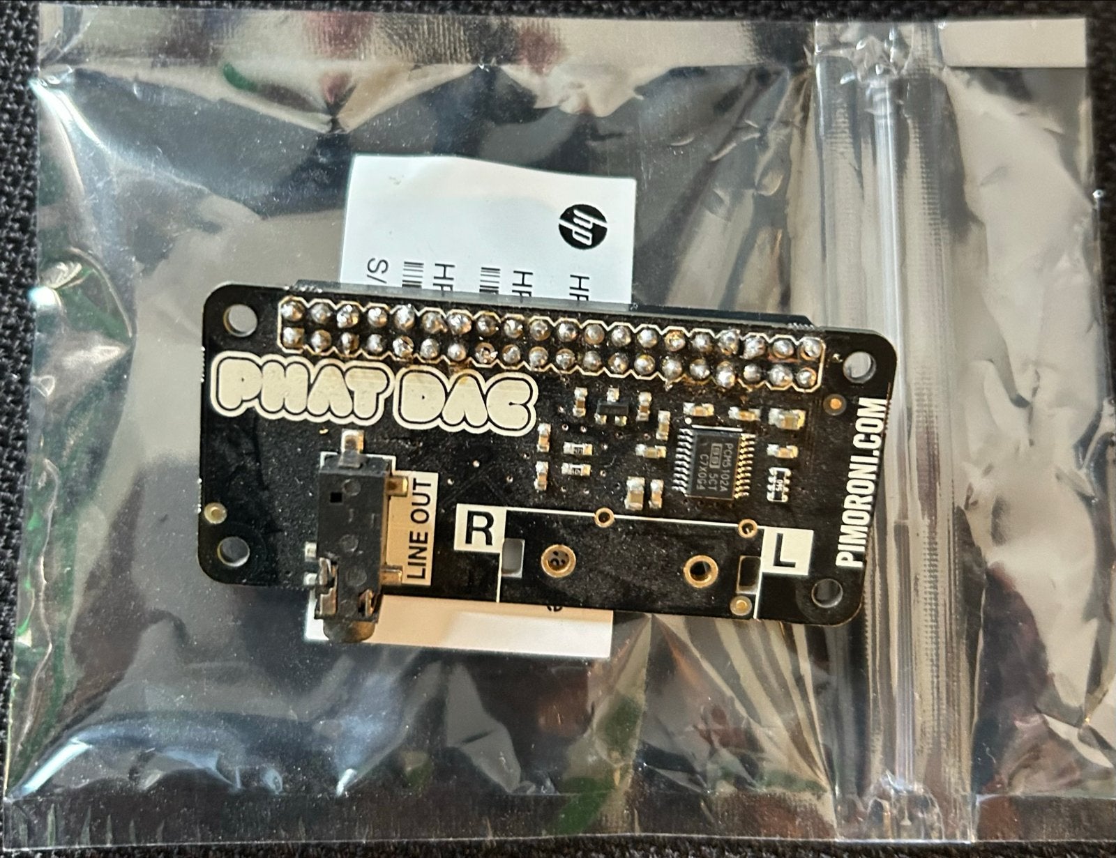 Pimoroni pHAT DAC voor Raspberry Pi - Audio Uitbreiding, Computers en Software, Ophalen of Verzenden, Zo goed als nieuw