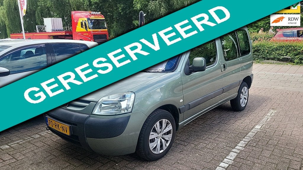 Peugeot Partner MPV 1.6-16V XT 110pk Airco Cruise Trekhaak 1, Auto's, Peugeot, Bedrijf, Partner, ABS, Airbags, Airconditioning
