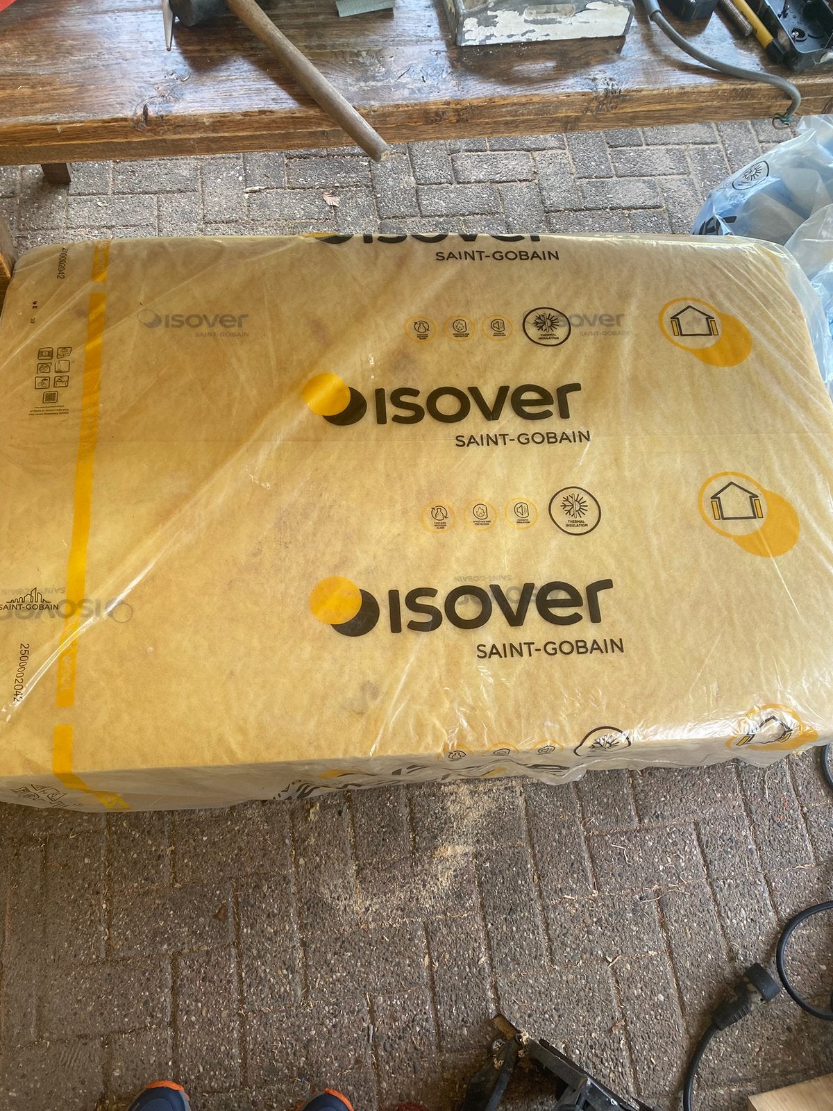 Isover isolatieplaten, Ophalen, 4 tot 8 cm, Dakisolatie, Nieuw
