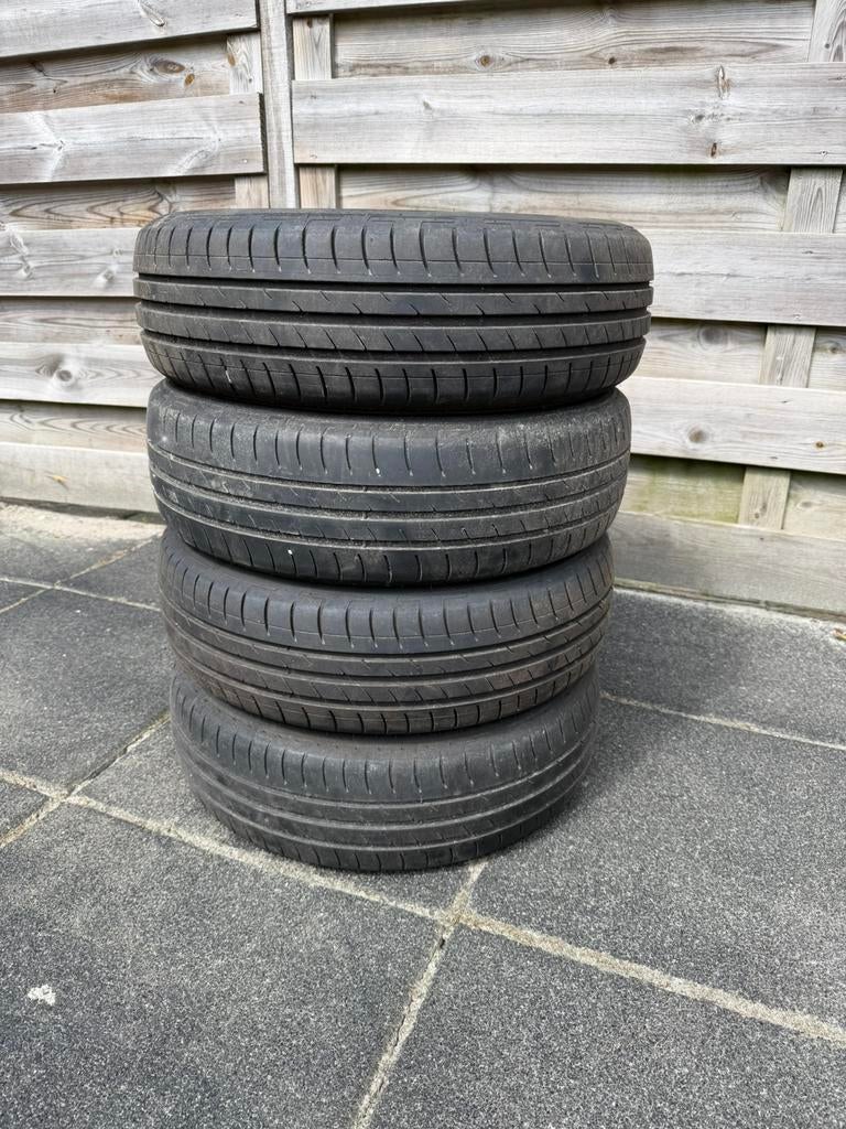4x Vredestein 2-Trac Zomerbanden 165/65 R14, Ophalen, 14 inch, Gebruikt, Band(en)