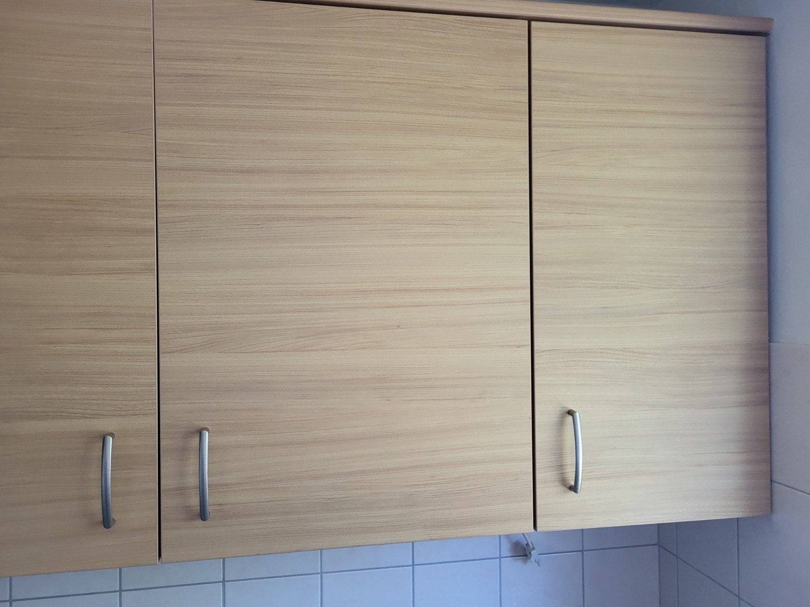 4 boven keukenkasten gratis af te halen, Beige, Hout, Ophalen of Verzenden, Overige typen