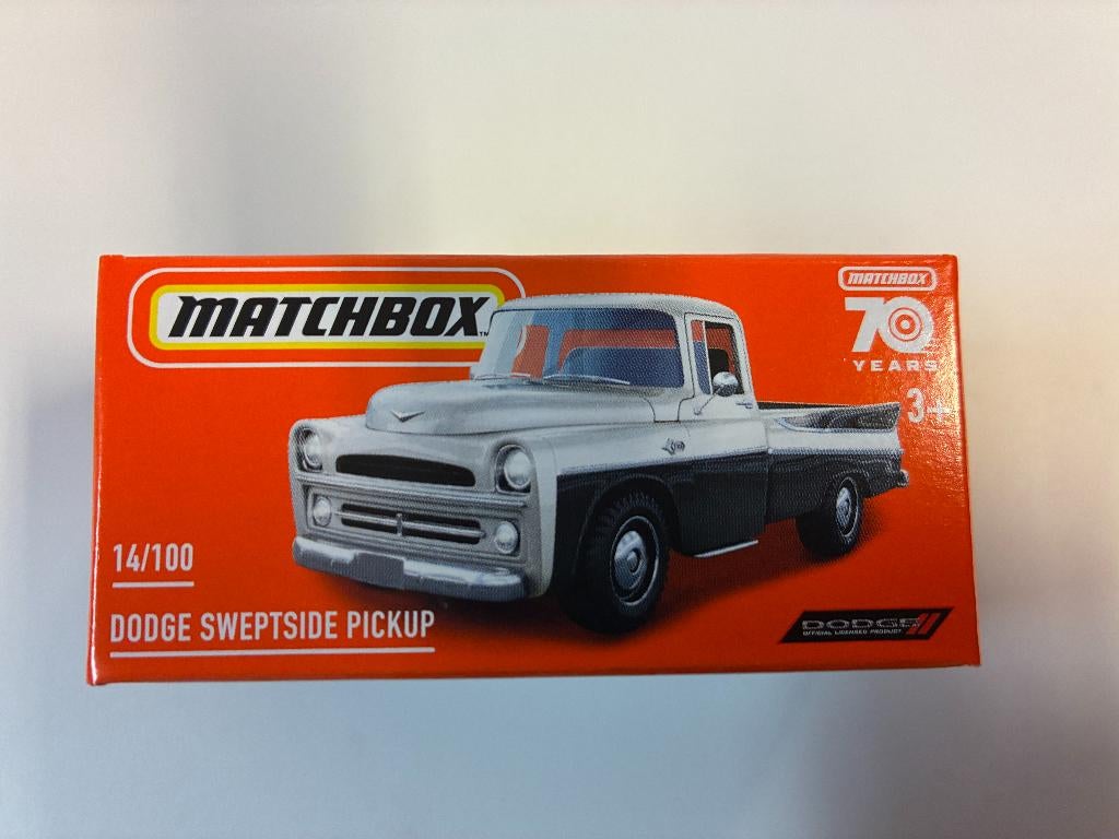 89873: Dodge Sweptside Pickup - Matchbox, Nieuw, Ophalen of Verzenden, Gondel 1, 1186MJ Amstelveen, Service.nl@mattel.com