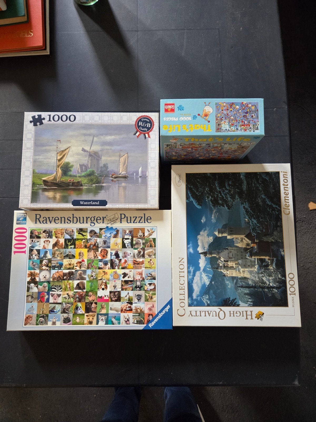 Diverse 1000-stukjes legpuzzels - Ravensburger, Clementoni, Ophalen of Verzenden, 500 t/m 1500 stukjes, Gebruikt, Legpuzzel