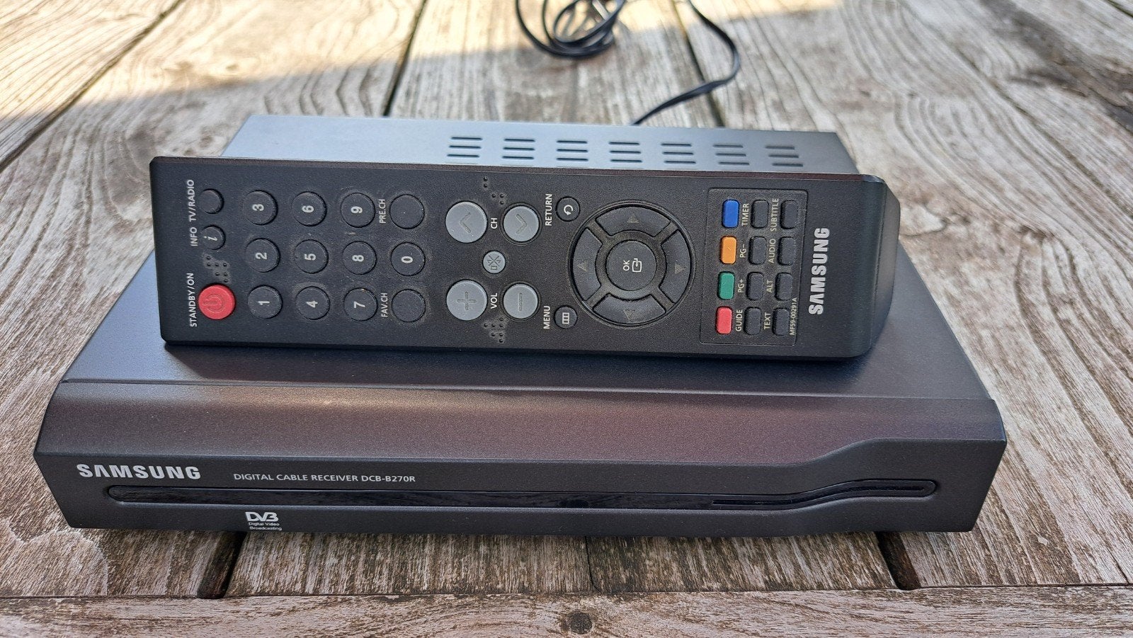 Samsung Digital Cable Receiver DCB-S270R met ab, Audio, Tv en Foto, Ophalen, Gebruikt, Decoder