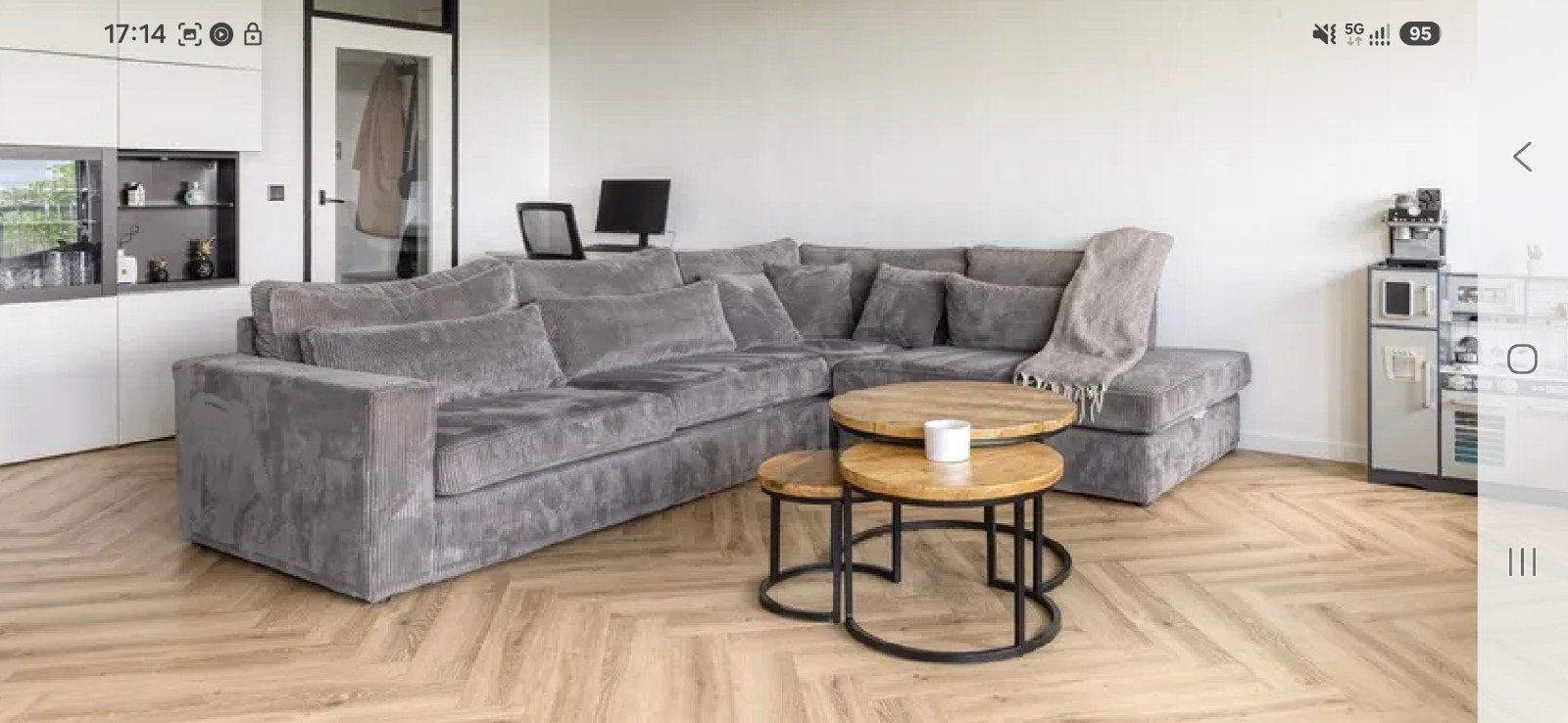 Ruime hoekbank Seats and Sofas Calafornia 2024, Ophalen, 100 tot 125 cm, Hoekbank, 300 cm of meer