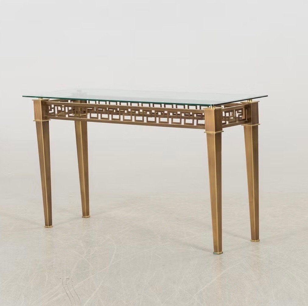 Messing consoletafel in Versace stijl., Ophalen