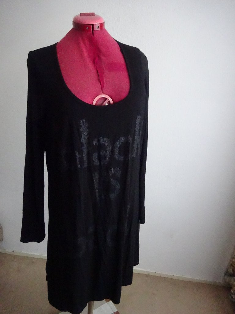 Yoek tuniek mt S = 44/46 **Nieuw**, Yoek, Verzenden, Zwart, Maat 46/48 (XL) of groter