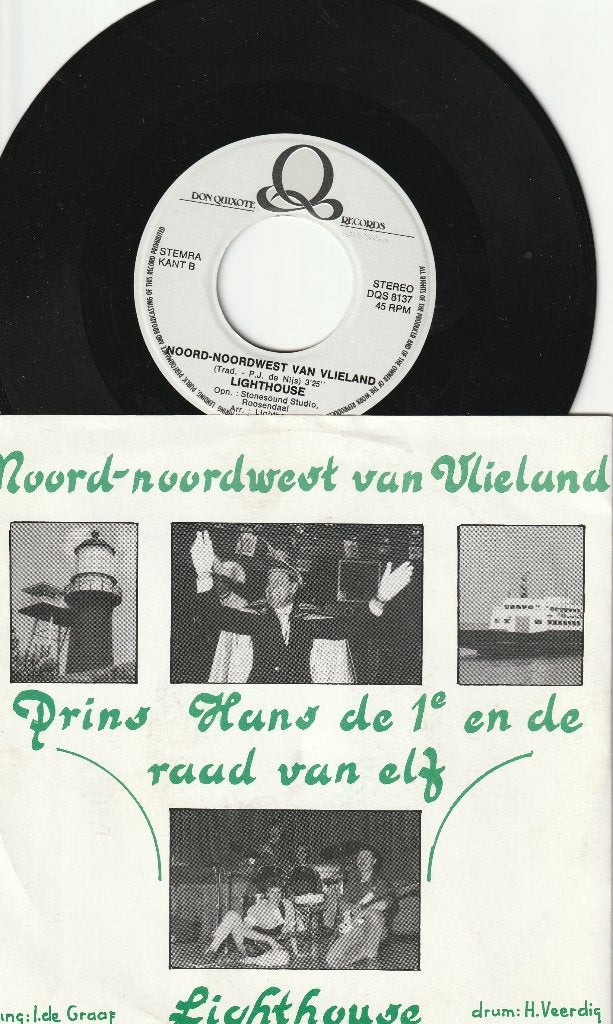 VLIELAND Carnaval Zeldz vinylsingle Geitebreiers/Lighthouse, Ophalen, Gelezen