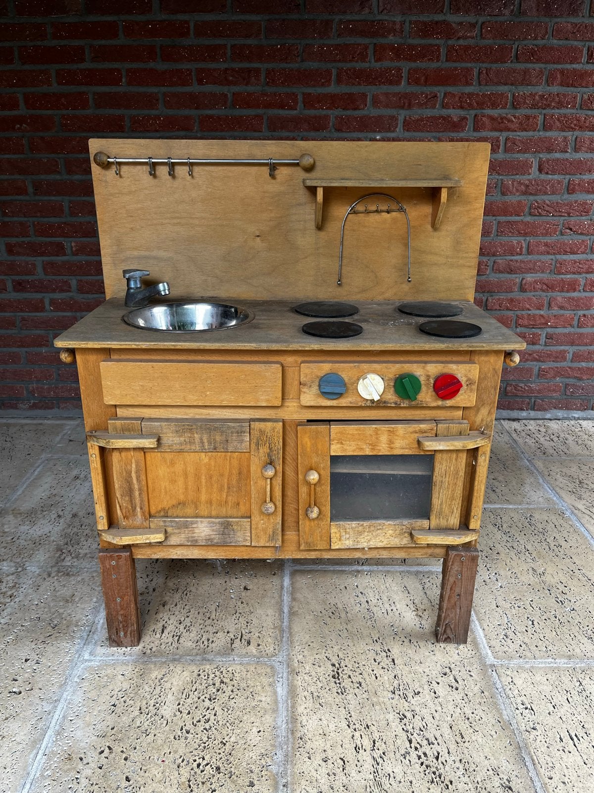 Houten buiten keukentje gratis, Ophalen, Gebruikt, Hout, Speelkeuken