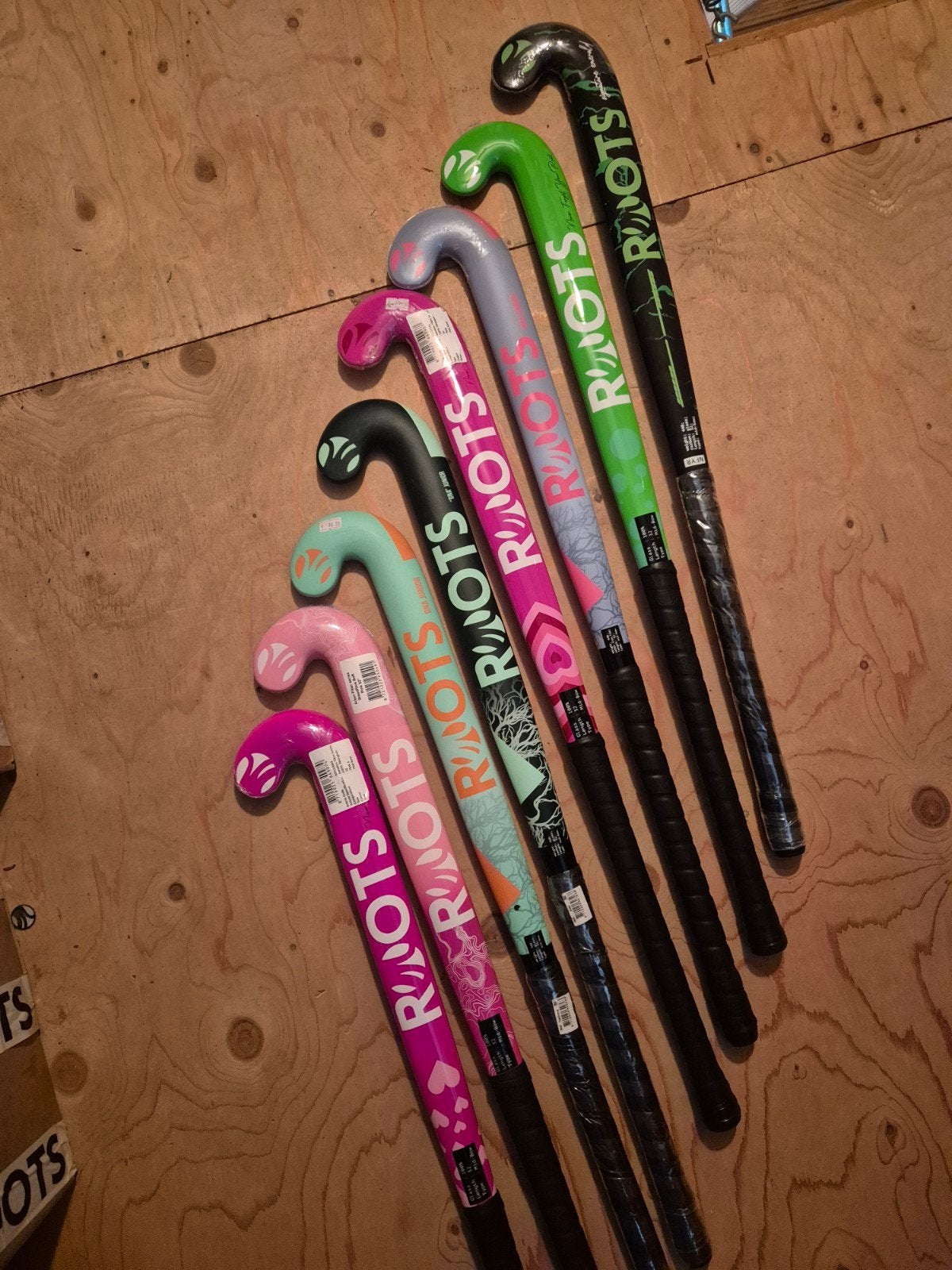 Roots Hockeysticks nieuw - 32 inch, Sport en Fitness, Hockey, Ophalen of Verzenden, Nieuw, Stick