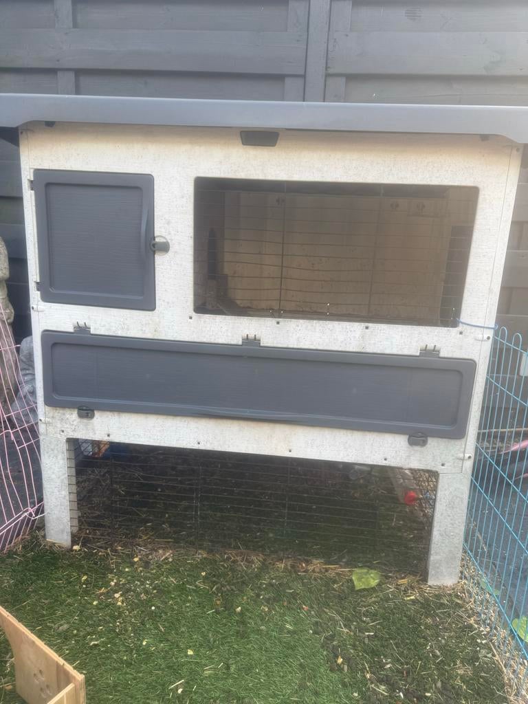 Gratis op te halen, Dieren en Toebehoren, Knaagdieren en Konijnen | Hokken en Kooien, 110 cm of meer, Ophalen of Verzenden, Zo goed als nieuw