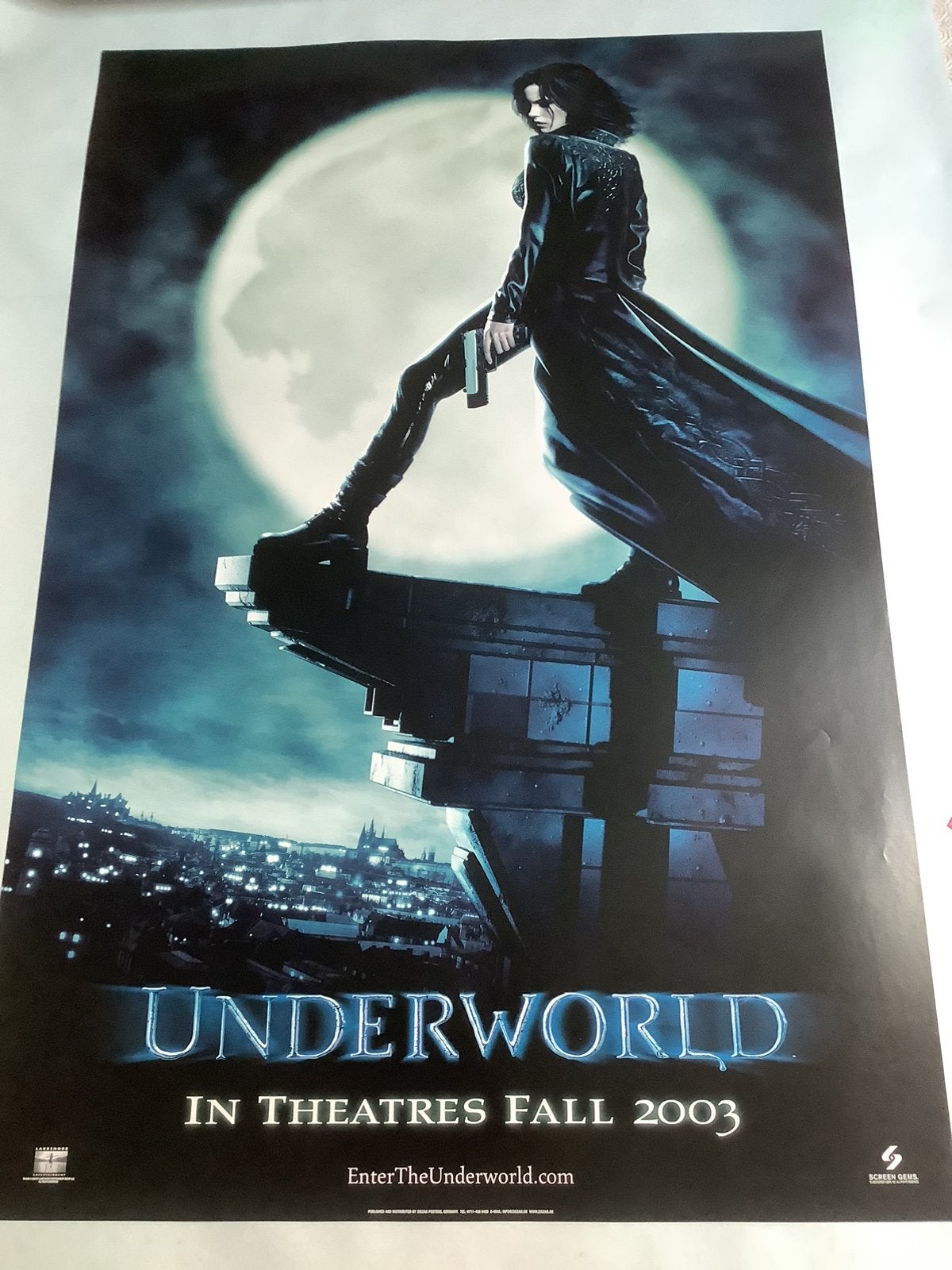 UNDERWORLD   souvenier poster  70-100 cm, Ophalen of Verzenden, Zo goed als nieuw, A1 t/m A3