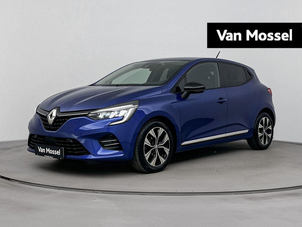 Renault Clio 1.0 TCe 90Pk Evolution | Navigatie | Parkeersen, Voorwielaandrijving, Gebruikt, 580 kg, Blauw