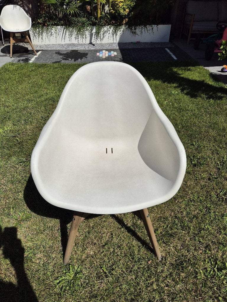 Set van 4 kuipstoelen, Tuin en Terras, Tuinstoelen, Ophalen, Gebruikt, Kunststof