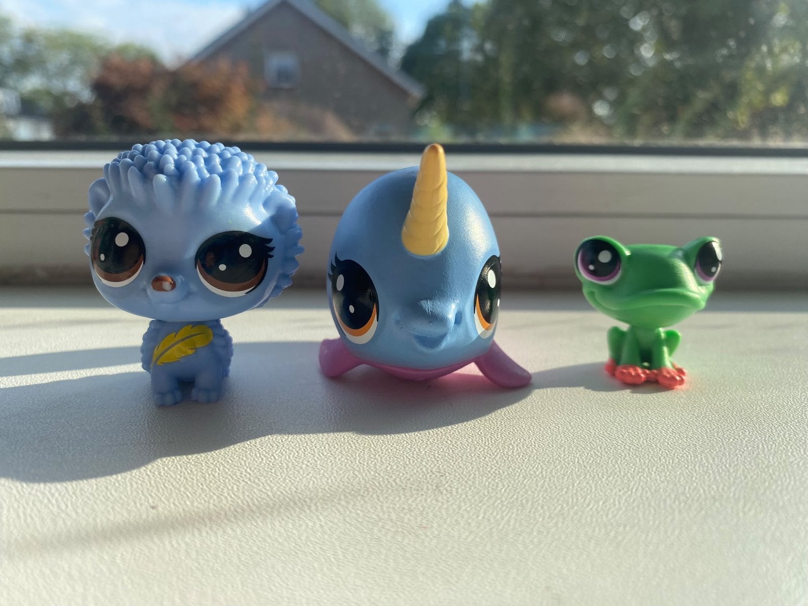 Leuke Littlest Pet Shop figuren: narwal, egel, kikker, Ophalen of Verzenden, Gebruikt, Jongen of Meisje