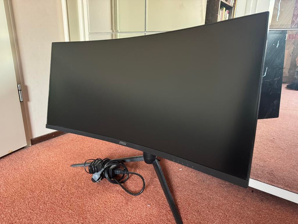 Ultrawide Gaming Monitor - MSI MAG 342CQR E2 86,4 cm (34"), Computers en Software, Monitoren, HDMI, IPS, Zo goed als nieuw, Ultrawide