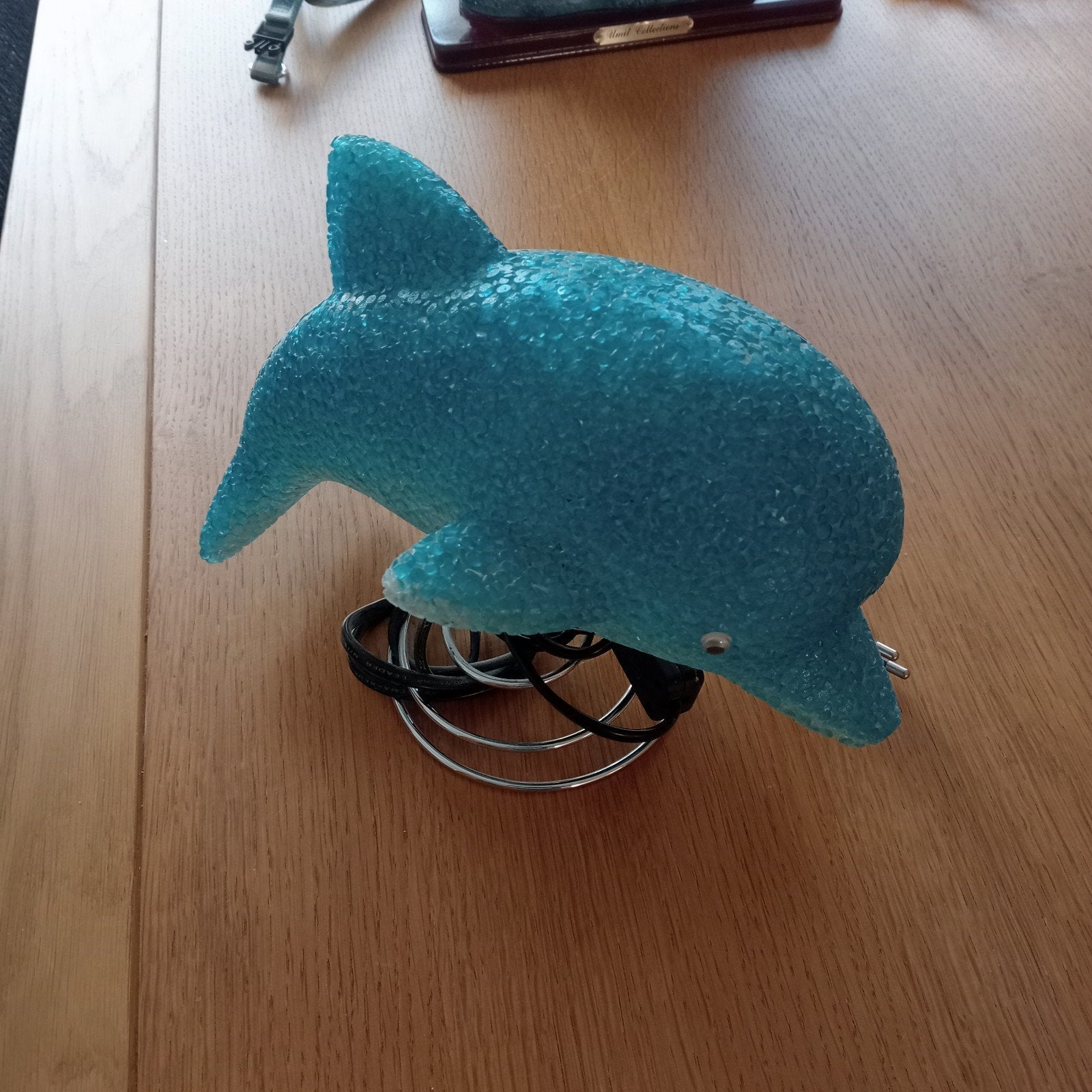 Te Koop Dolfijnen klok, lamp en fotolijst set, Ophalen, Zo goed als nieuw