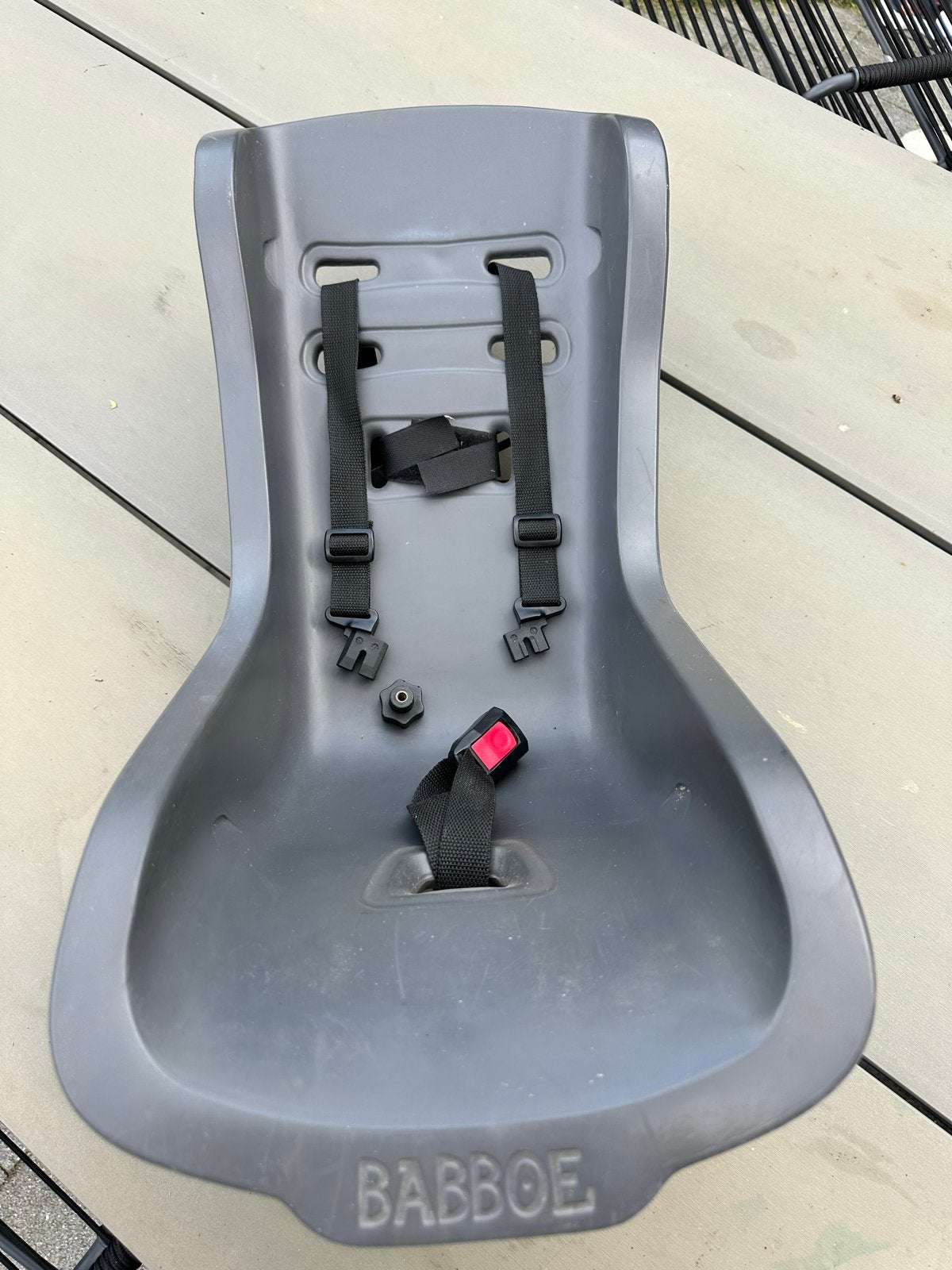 Babboe peuterzitje voor bakfiets, Ophalen, Gebruikt, 9 t/m 18 kg, Achterzitje
