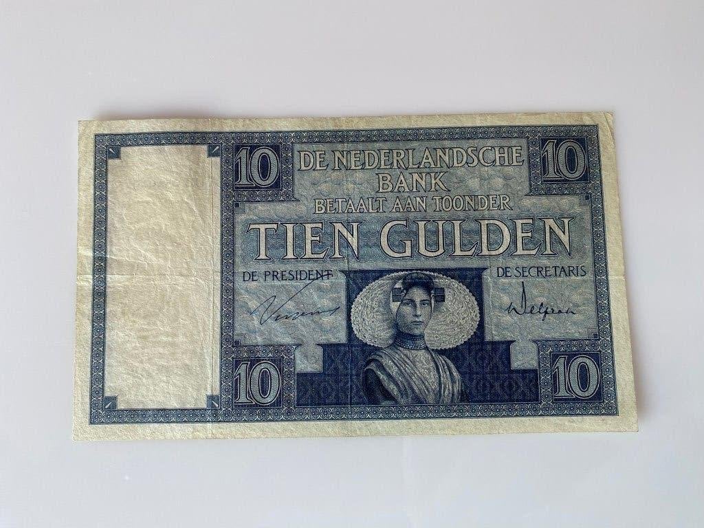 NL 10 gulden bankbiljet 1930 - Zeeuws meisje - UZ 051919 zf