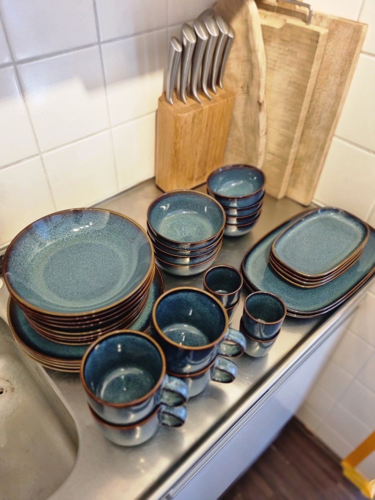 Uitgebreid servies set (Ikea), Huis en Inrichting, Ophalen, IKEA, Zo goed als nieuw, Overige stijlen