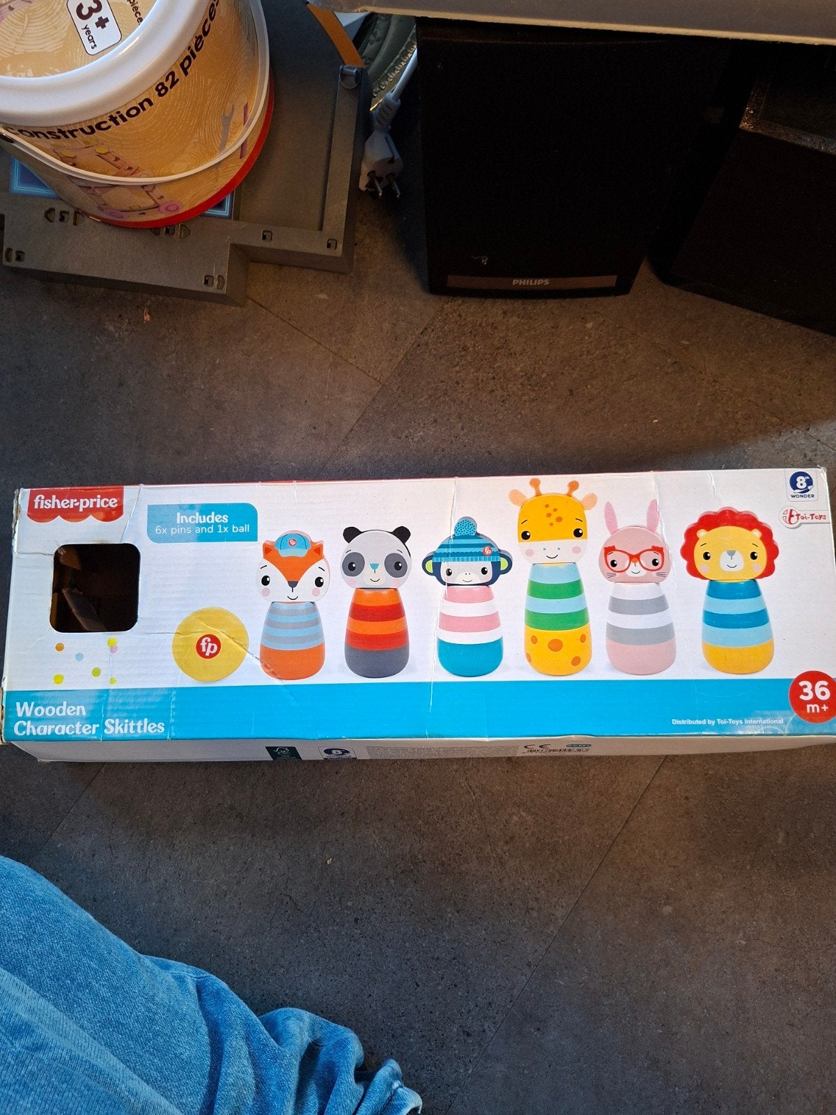 Fisher-Price Houten Karakter Kegelspel - Nieuw in doos, Ophalen, Nieuw, Overige typen