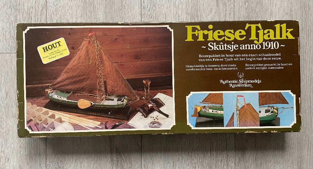 Friese Tjalk  Authentic Shipmodels Amsterdam, Ophalen of Verzenden, Nieuw, Groter dan 1:32