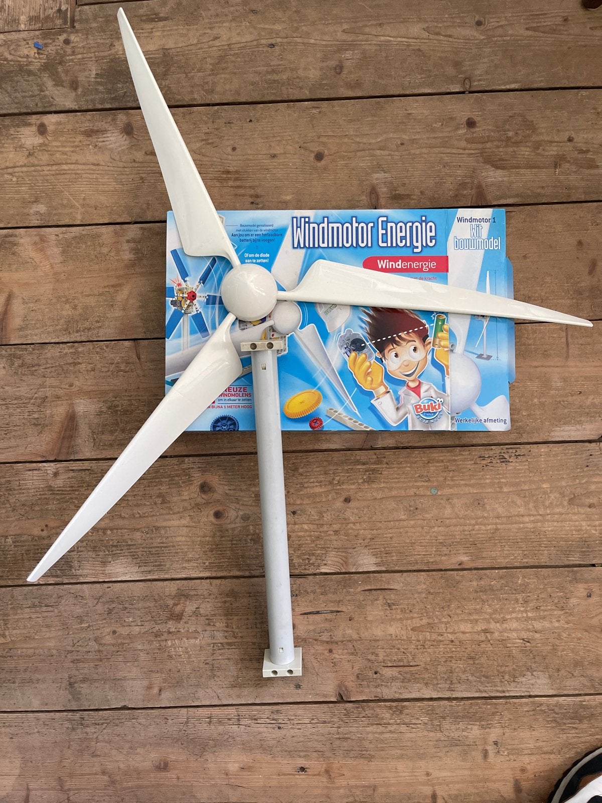 Buki Windmotor Energie Bouwmodel - Educatief Speelgoed, Kinderen en Baby's, Speelgoed | Educatief en Creatief, Ophalen, Zo goed als nieuw