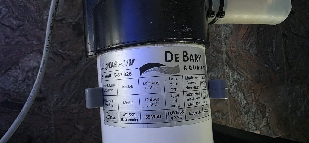 AQUA UV De Bary 55 watt, Ophalen of Verzenden, Gebruikt, Overige typen