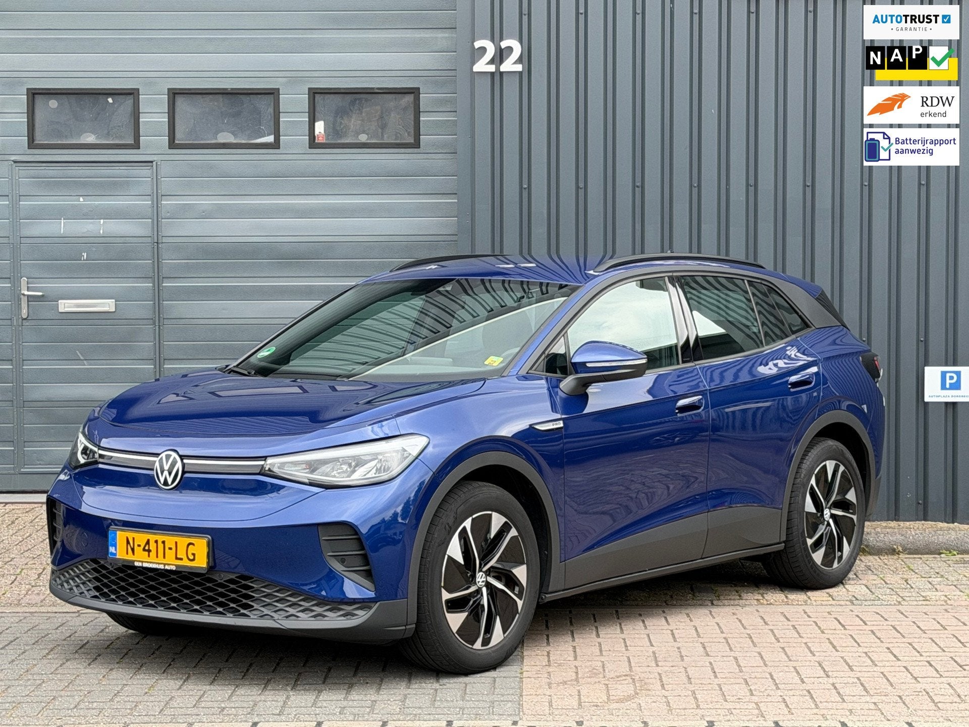 Volkswagen ID.4 Pro 77 kWh|Soh 95%|Sfeer|Cam|Navi|Dealer Ond, Auto's, Automaat, Achterwielaandrijving, Gebruikt, 520 km