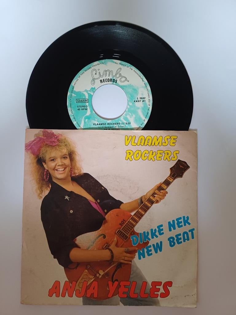 Anja Yelles - Vlaamse rockers, Gebruikt, 7 inch, Single, Ophalen of Verzenden