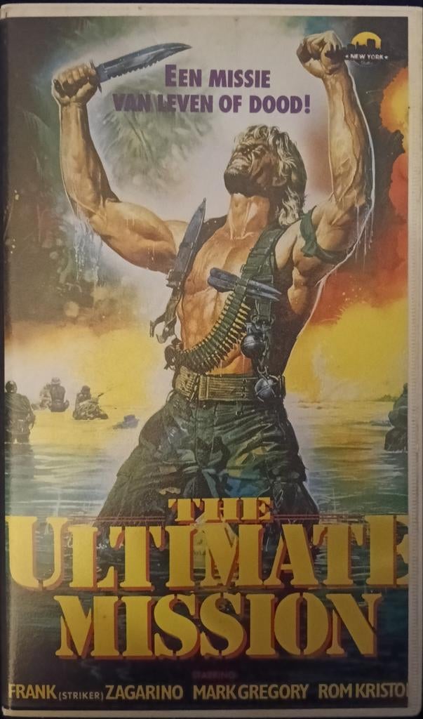 The Ultimate Mission / The Naked Country vhs, Vanaf 16 jaar, Ophalen of Verzenden, Zo goed als nieuw, Actie en Avontuur