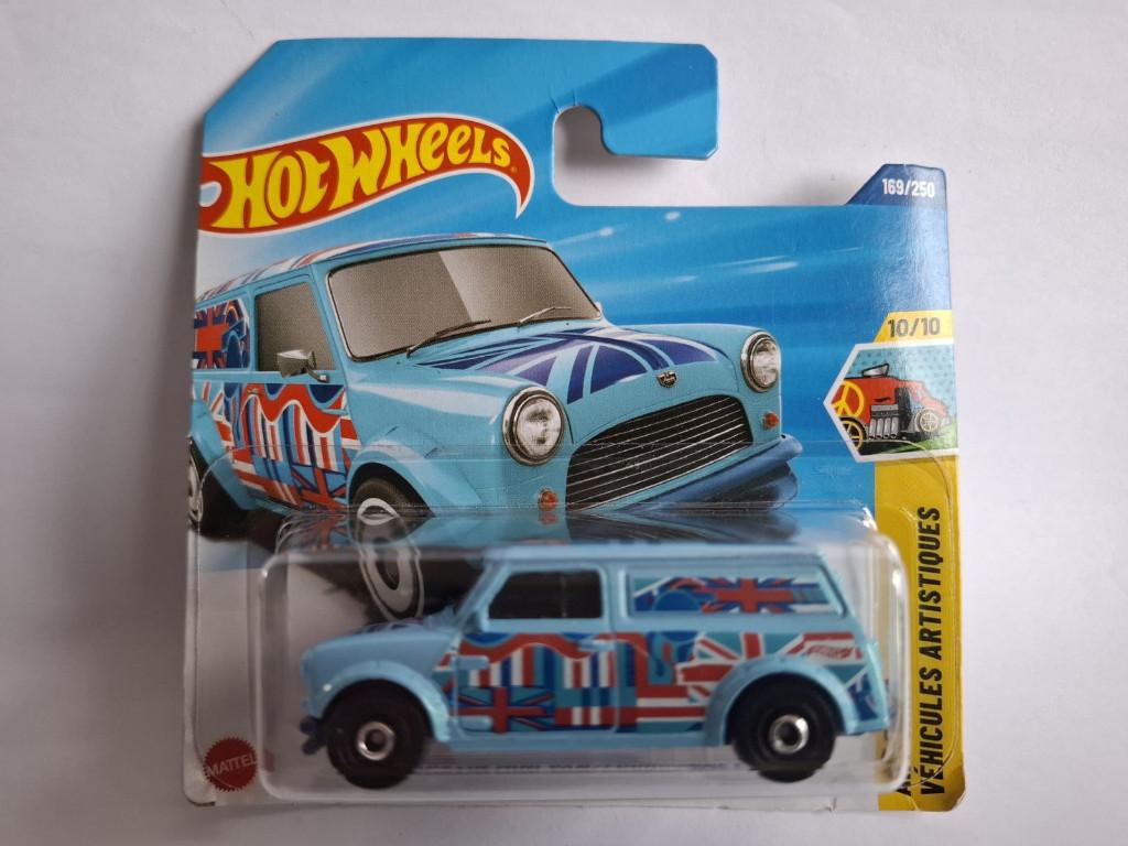 Austin Mini Van 1967 Fourgonnette 3 inch Hot Wheels Code 3, Ophalen of Verzenden, Nieuw, Auto