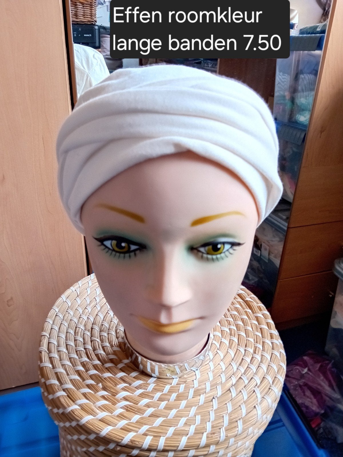 Chemo mutsjes met banden, Ophalen of Verzenden, Zo goed als nieuw