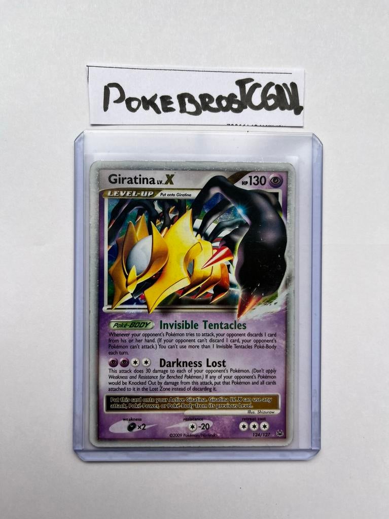 Giratina LV.X Platinum, Ophalen of Verzenden, Zo goed als nieuw, Losse kaart