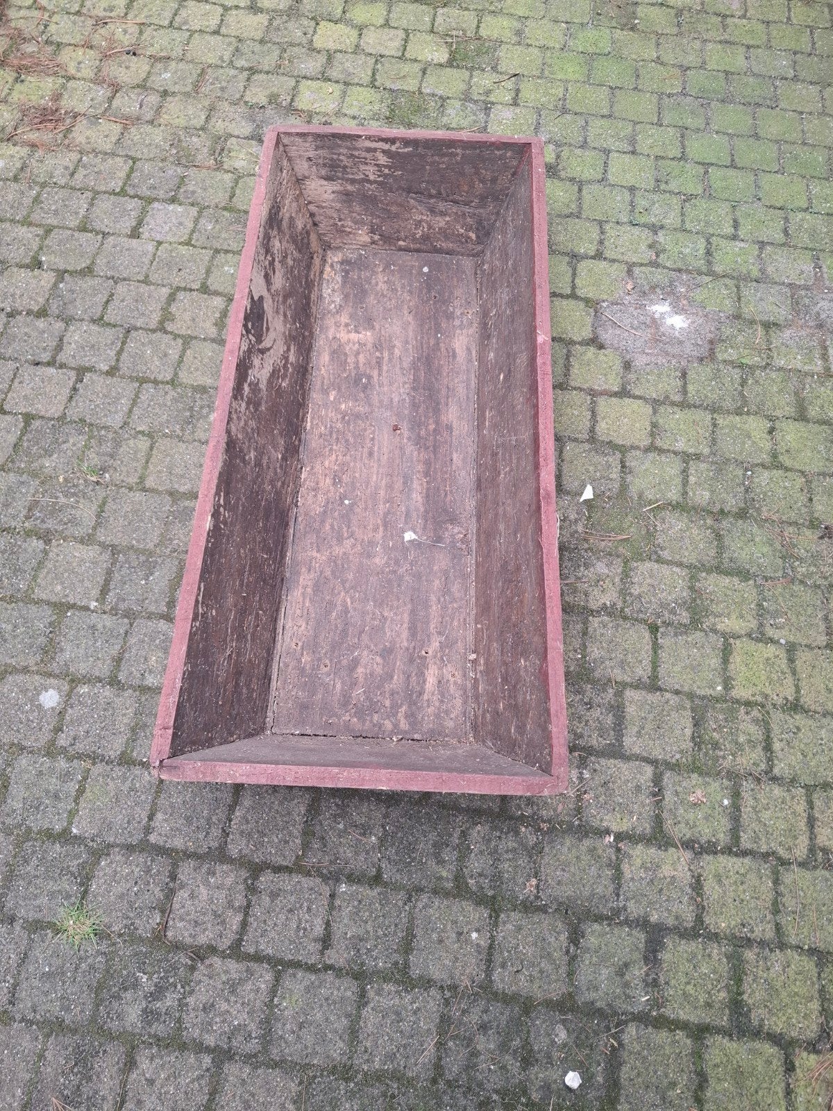 Oude houten trog/plantenbak, Ophalen of Verzenden