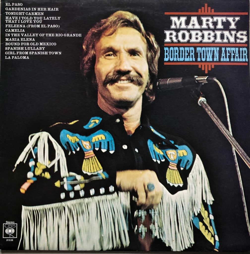 MARTY ROBBINS LP: BORDER TOWN AFFAIR, Ophalen of Verzenden, Gebruikt, 12 inch