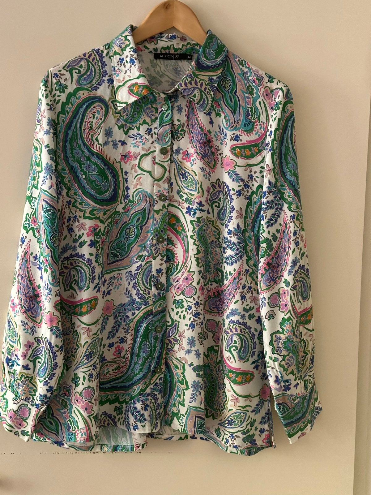 Micha Blouse met Paisley Print - Maat 44 nieuw!, Kleding | Dames, Ophalen of Verzenden, Nieuw, Maat 42/44 (L), Meerkleurig