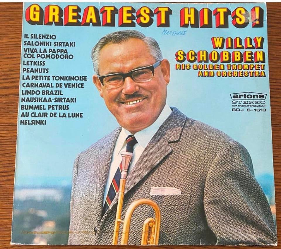 LP Willy Schobben Greatest Hits 1972, Cd's en Dvd's, Ophalen of Verzenden, Zo goed als nieuw, 12 inch