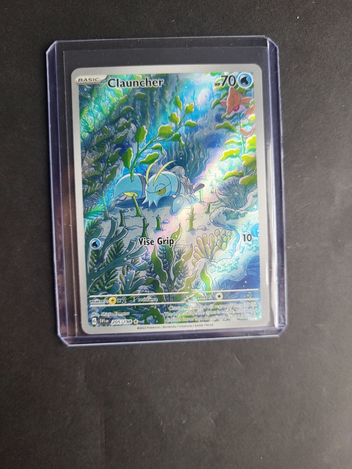 Clawitzer 205/198 - Scarlet & Violet - Pokémon Kaart, Verzenden, Zo goed als nieuw, Losse kaart