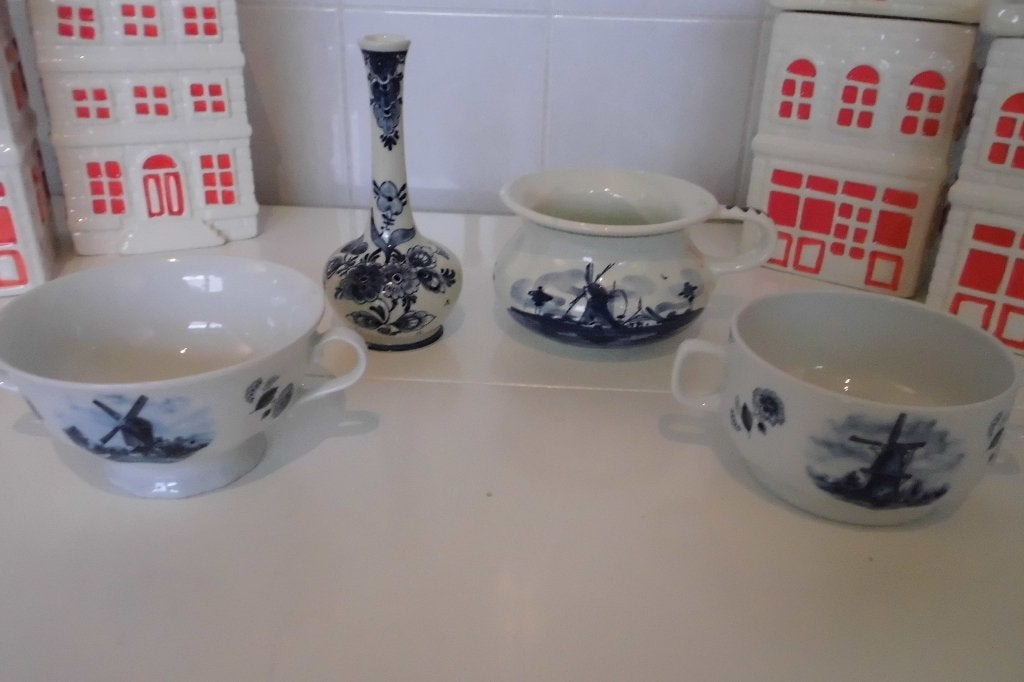 delfst blauw vaasje en dergelijke, Ophalen of Verzenden
