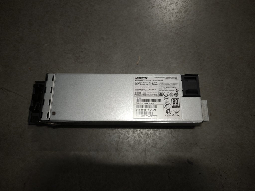 Cisco / Artesyn PWR-C1-715WAC-P V01 PSU (715W), Computers en Software, Netwerk switches, Zo goed als nieuw, Ophalen of Verzenden