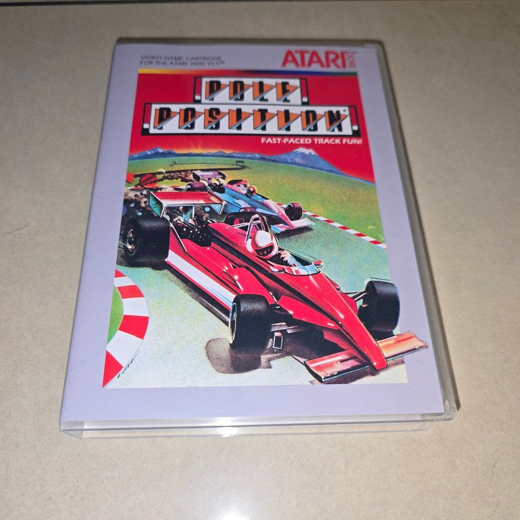 Pole Position Atari 2600 Game Case, Spelcomputers en Games, Avontuur en Actie, Verzenden, 1 speler, Zo goed als nieuw