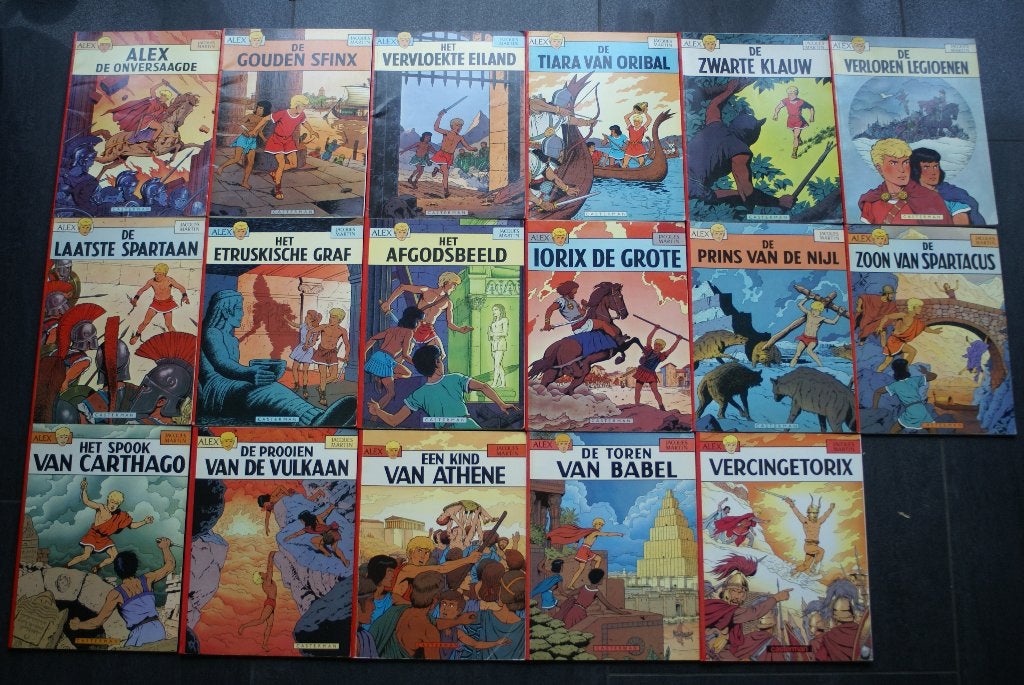 De AVONTUREN van ALEX.... (Diverse Titels), Meerdere stripboeken, Ophalen of Verzenden, Zo goed als nieuw
