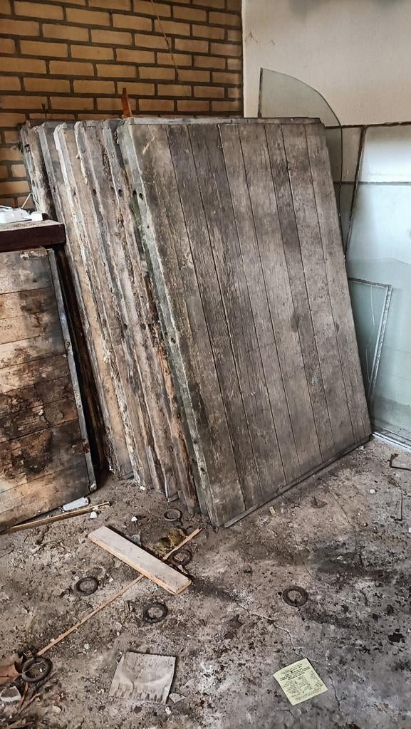 Gebruikte steenschotten 96 x 141,5 x 5 cm, Doe-het-zelf en Verbouw, Hout en Planken, Ophalen, Gebruikt, 25 tot 50 mm, Plank