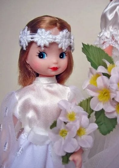 Fleur Bruidsmeisjes vintage kleding, Verzamelen, Poppen, Ophalen of Verzenden, Gebruikt, Kleertjes